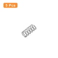 thumbnail image 3 of Uxcell 5Pcs Wire Diameter 0.016", OD 0.12", Free Length 0.2" 304 Stainless Steel Coil Mechanical Compressed Spring, 3 of 7