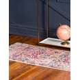 thumbnail image 5 of Unique Loom Monterey Collection Area Rug - Adobe (2' x 6' 9" Runner Pink/Blue), 5 of 7