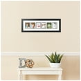 thumbnail image 2 of ArtToFrames Collage Photo Picture Frame with 6 - 3x4" Openings, Framed in Black with Fabric White and Black Mats (CDM-3926-54), 2 of 8