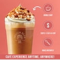 thumbnail image 4 of Latte & Frappe Instant Coffee Mix (10-Pack) Hazelnut - Made with Arabica Coffee, x2 Double Shot Caffeine, Low Sugar, Hot, Iced or Blended Drinks, 4 of 7