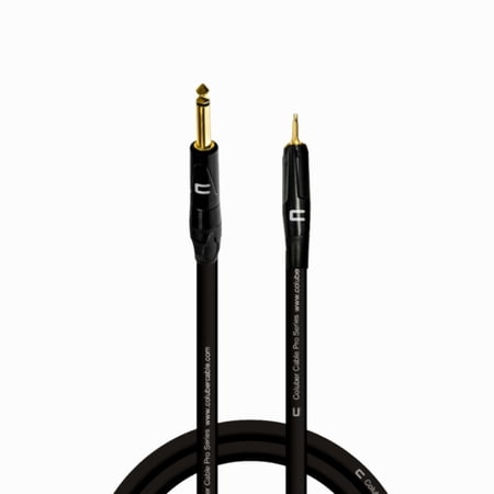 Coluber Cable 1/4" TS Male to 3.5 TS Male - Pro 3-Pin Microphone Connector