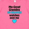 thumbnail image 4 of Inktastic My Great Grandpa in Heaven Watches over Me Boys or Girls Baby T-Shirt, 4 of 5