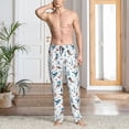 thumbnail image 2 of Pofeuu Undersea Animals Print Men's Pajama Pants, Soft Lounge Pajama Pants with big pockets for Men Plaid Pj Bottoms-X-Large, 2 of 6