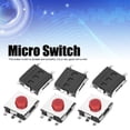 thumbnail image 3 of Tactile Push Button Switch, Small 6 x 6 x 3.1mm Micro Tactile Switch, Electronic Products for Electronic Industries, 3 of 8