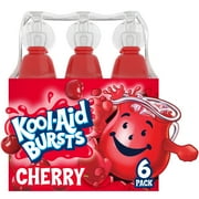 Kool Aid Bursts Cherry Kids Drink, 6 ct Pack, 6.75 fl oz Bottles