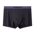 thumbnail image 2 of XL-4X Plus Size Underwear for Men Big & Tall Cotton Boxer Briefs Mens Casual Color Block Breathable Stretchy Slim Mid Waisted Athletic Workout Boxers, 2 of 6
