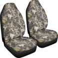 thumbnail image 3 of XYZCANDO Stretchable Auto Seat Covers Set Sedan Van Vehicle, Breathable Washable Automotive Accessories Set of 2 Stretchy Cloth Leaves Hunting, 3 of 10