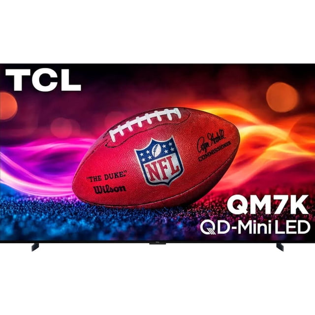 (Open Box) TCL 98" Class QM7K Series QD-Mini LED QLED 4K UHD Smart Google TV (NEW, 2025) - 144Hz, Local Dimming, Audio by Bang & Olufsen - 98QM7K