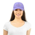 thumbnail image 5 of DALIX Halloween Hat Too Cute To Spook Womens Baseball Cap in Lavender, 5 of 6