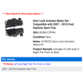 thumbnail image 2 of Door Lock Actuator Motor Set - Compatible with 2007 - 2010 Ford Explorer Sport Trac 2008 2009, 2 of 2