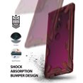 thumbnail image 4 of Ringke Fusion-x Case Compatible with Sony Xperia XZ3, Hard Back Shockproof Bumper Cover - Ruby Red, 4 of 7