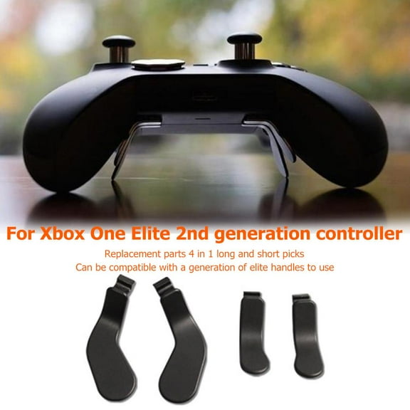 2pack 8pcs Metal Paddles for Xbox Elite Controller Series 2 Replacement Parts