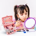thumbnail image 4 of Makeup Kit for Girls - 43PCS Washable Pretend Cosmetic Set, Portable Princess Style Makeup Toys, r Safe ABS Material, Birthday Christmas Gift, Makeup Play Set for Ages 3-12, 4 of 8
