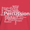 thumbnail image 3 of CafePress - Percussion T Shirt - Women's Traditional Fit Dark T-Shirt, 3 of 4
