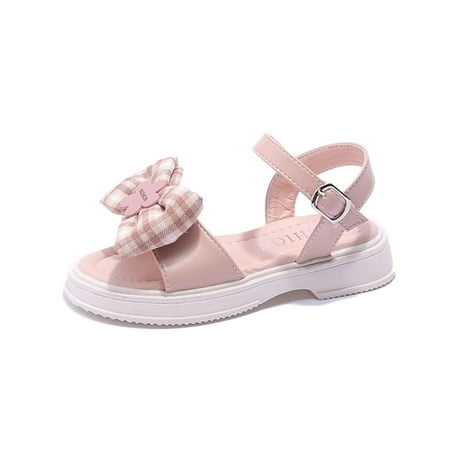 

Pedort Sandals Shoes For Girls Toddler Girls Sandals Little Girls Kids Summer Shoes Toddler Sandals Red 29