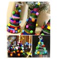 thumbnail image 3 of 500pcs DIY Plush Balls Adoarble Pompons Fluffy Balls Handmade Crafts Accessories for Kids Children 150pcs White+200pcs Green+150pcs Red, 3 of 6
