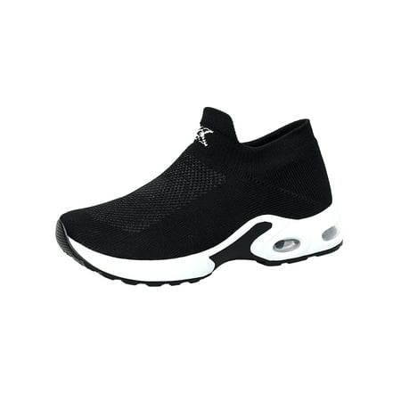 Womens Casual Walking Shoes Breathable Lightweight Mesh Running Slip-on