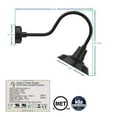 thumbnail image 2 of Cocoweb 12 inch Vintage LED Wall Light in Black with Modern Arm, 2 of 6