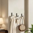 thumbnail image 4 of Waterproof Adhesive No Drill Hooks, Rustproof Heavy Duty Stainless Steel Wall Hooks, Bathroom Towel Hooks Stick on Kitchen Door, for Hanging Coat, Hat, Towel, Robe, Clothes, 4 of 6