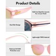 thumbnail image 3 of Gafas de Sol Meeloog para Usar Sobre Lentes para Mujeres, Polarizadas UV400, 3 of 7