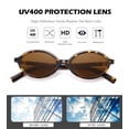 thumbnail image 4 of Gafas de Sol Retro Ovaladas NULOOQ para Mujer Pack de 2 Vintage de los 90, 4 of 6