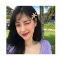 thumbnail image 4 of ensemble De Huit Pices En Poudre De Fleurs De Cerisier En Pingle Cheveux En Perles Corennes Dans Le Filet En Pingle Cheveux Rouge, 4 of 5