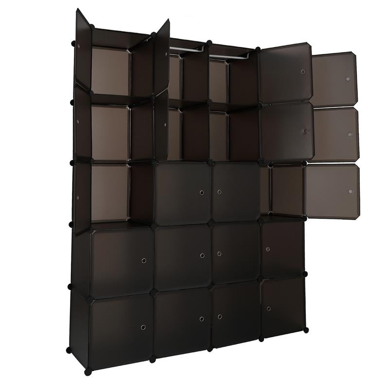 Henpone 20 Cube Organizer Stackable Plastic Cube Storage Shelves Design