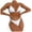 ZZWhite16, variant on Womens Swimsuits Solid Color Sexy Lace Up Halter Backless Brassiere With Thongs Brazilian Split Two Piece Bikini Sets For Women Swimwears Activewear,White,M