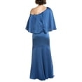 thumbnail image 2 of Theia womens  Kia Cape Gown, 2, Blue, 2 of 3