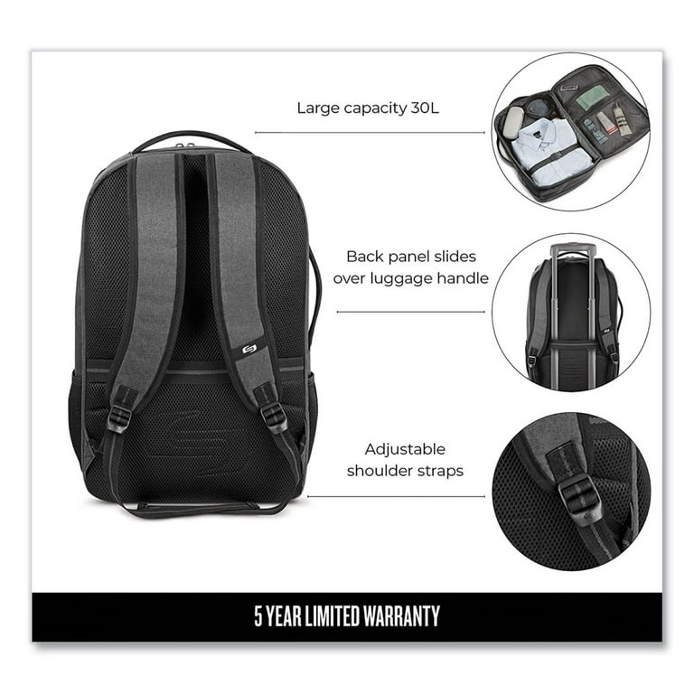 Grand Travel TSA Backpack, 17.3, 11.88 x 7 x 19, Dark Gray Grand Travel TSA Backpack, 17.3, 11.88 x 7 x 19, Dark Gray