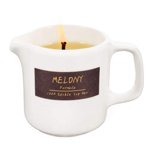 Vela de masaje MELONY Soy Coconut 80 g con aceite de almendras y karité
