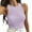 3-purple tank top for women, variant on UPPADA Womens Tank Tops 2025 Sleeveless Round Neck Ruched Spring Summer Basic Shirts Trendy Cute Outfits Women Sleeveless Tank Top,Tank Top for Women Loose Fit White,L