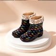 thumbnail image 2 of Mid-Calf Water Shoes for Women Round Toe Slip-on Waterproof PVC Lined Rain Boots for Outdoor Daily Walks, 2 of 8
