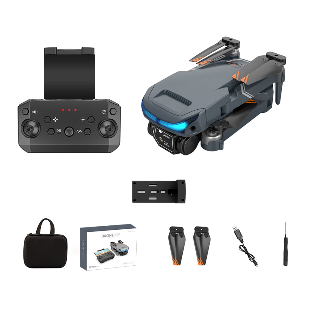 Wrea Foldable RC Drone Photography 2.4G Quadcopter 4 Channel Remote Control Aircraft Helicopter Toy Rechargeable Light Gray Type 1 - Walmart.com