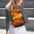 thumbnail image 5 of Balery Glowing Mushroom In Forest Mochila Clásica Impresa Básica para Viaje, Mochila Escolar Resistente al Agua, Mochila de Lona con Correas Ajustables-Medium, 5 of 5