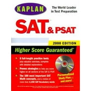 KAPLAN SAT AND PSAT 2000 WITH CD-ROM (Sat and Psat (Kaplan)(Book and CD-Rom)), Used [Paperback]