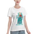 thumbnail image 2 of T-Shirt Basique à Manches Courtes pour Femmes Super Saiyan, 2 of 6