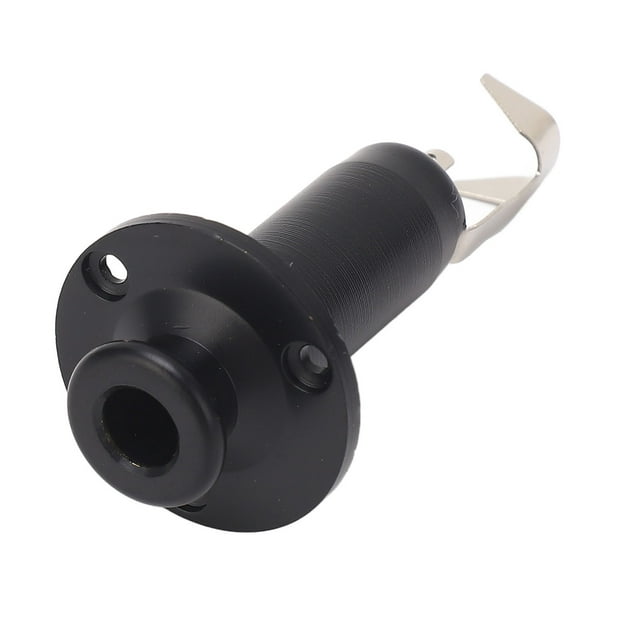6.35mm Guitar Output Jack Socket Metal Endpin Output Jack Socket With Screws For Electric And Acoustic Guitars