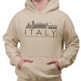 thumbnail image 2 of Skyline Italy Hoodie Sweatshirt Unisex Large Sand, 2 of 5