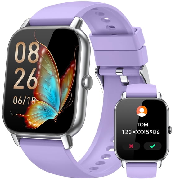 Smartwatch Mindimp 1.85" HD Rastreador de Fitness Resistente al Agua IP68