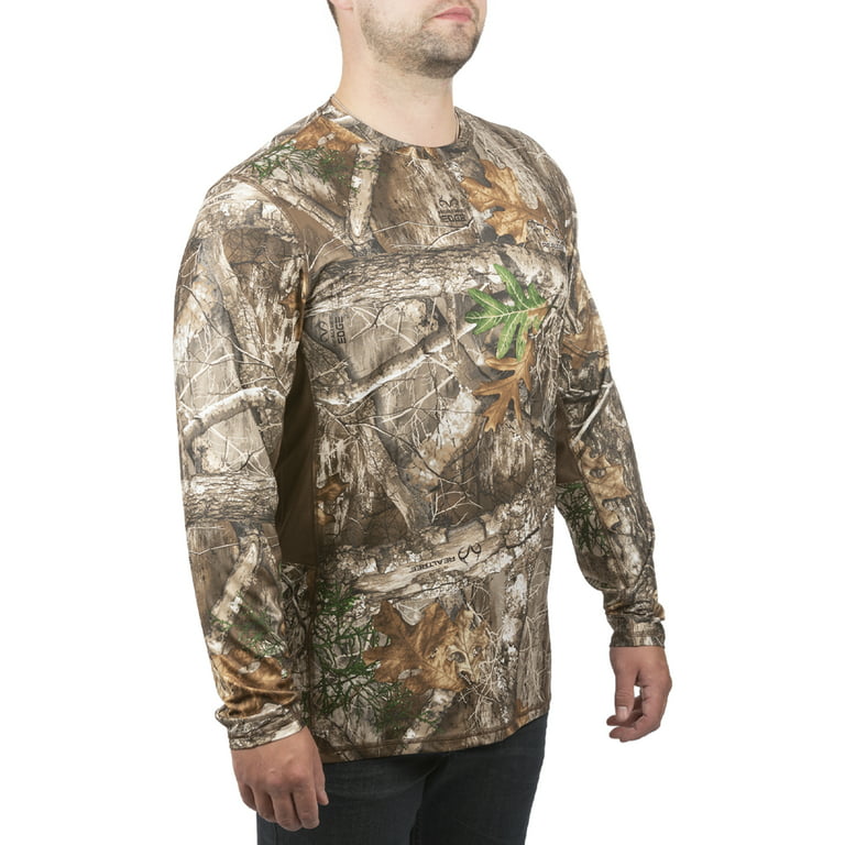 Russell Outdoors REALTREE All Purpose Camo LONG SLEEVE T-shirt S-2XL 3XL  HUNTING