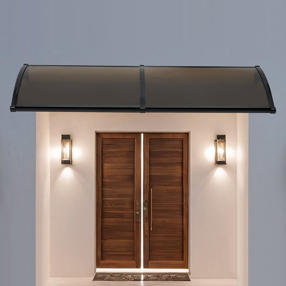 DENEST 24x80'' Outdoor Door Window Awning Patio Canopy Rain Cover Sun Shade