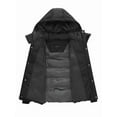 thumbnail image 3 of KVE Boy's Hooded Winter Coat Warm Puffer Jacket Thicken Quilted Coat with Removable Hood Black 14-16, 3 of 7