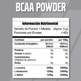 thumbnail image 2 of Meta Nutrition BCAA Polvo 300 Gramos 60 Servicios Sin Sabor, 2 of 2