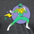 thumbnail image 3 of CafePress - Green Ranger Lightning Bolts Men's Deluxe T Shirt - Mens Tri-blend T-Shirt, 3 of 4