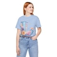 thumbnail image 2 of Letter L Graphic Tee Unisex Jersey Short Sleeve Vintage Art Design Original Artwork, 2 of 16