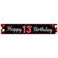 thumbnail image 4 of Happy 13th Birthday Balloon Celebration Banner for Birthday Party Backdrop Decorations Photography Props Supplies, 4 of 7