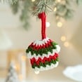 thumbnail image 5 of KOYPTL Crochet Christmas Tree Decorations for Home Decor Handmade Fabric Snowflakes Santa Sweater Tree Stocking Christmas Pendant,Christmas Hanging Ornament for Xmas Tree Holiday Decor Xmas Gifts, 5 of 6