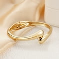 thumbnail image 7 of Fashion this season F&S Gold Bracelets for Women Gold Bangles Chunky Waterdrop Cuff Stack Gift, 7 of 7