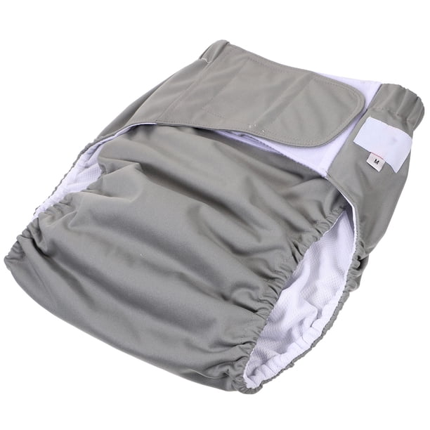 FELTECHELECTR Pañal reutilizable lavable para adultos, ajustable, grande, para ancianos y discapacitados, para cuidados posoperatorios, talla única.